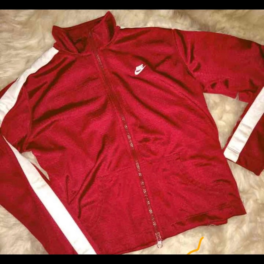 Red Nike Track Jacket❤️